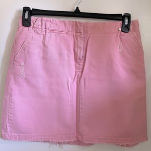 J Crew distressed skirt in good condition!